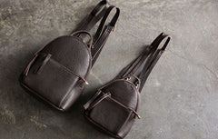 Mini LEATHER WOMEN Small Backpack Purses Cute Vintage School Backpacks FOR WOMEN