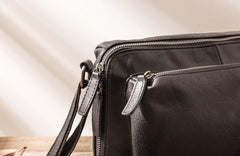 Black Brown Cool Leather Mens Shoulder Bags Messenger Bags for Men