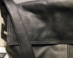 Vintage WOMENs LEATHER Large Messenger Bag Shoulder Bag Purse FOR WOMEN