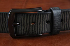 Genuine Leather Punk Rock Biker Trucker Mens Belt Men Black Coffee Belt for Men