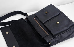 Handmade Leather Mens Cool Shoulder Bags Messenger Bag for men