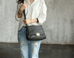 Handmade Vintage WOMENs LEATHER Shoulder Bag Messenger Bag FOR WOMEN