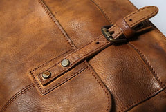 Handmade Leather Mens Cool Shoulder Bag Messenger Bag for men