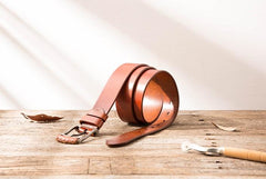 Handmade Cool Leather Mens Belt Leather Belt for Men