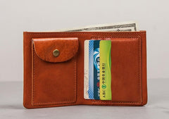 Cool Leather Men Small Wallet Bifold billfold Wallet for Men