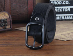 Genuine Leather Punk Rock Biker Trucker Mens Belt Men Black Coffee Belt for Men