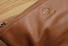 Genuine Leather Long Wallet Zipper Clutch Wallet Coin Change Makeup Wallet Purse For Women
