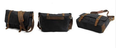 Waxed Canvas Mens Camera Shoulder Bag Canvas Messenger Bag Canvas Camera Side Bag for Men