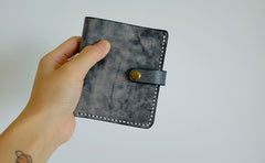 Handmade LEATHER Womens Small Wallet Leather Small Bifold Wallet FOR Women