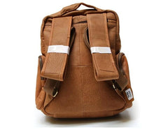 Cool Brown Mens Leather Backpack Travel Backpacks Cool School Backpacks for men