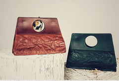 Handmade Genuine Leather Handbag Shopper Bag Crossbody Bag Shoulder Bag Purse For Women - EverHandmade