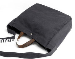 Mens Waxed Canvas Shopper Bag Canvas Tote Bag Canvas Shoulder Bag for Men