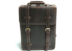 Handmade Leather Mens Backpack Travel Backpack Laptop Backpack for men