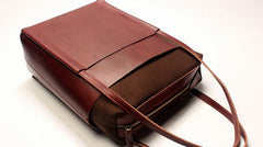 Stylish LEATHER Brown WOMEN Tote Bag Tote Shoulder Purses FOR WOMEN