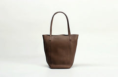 LEATHER Large WOMENs Bucket Tote Bag Work Tote Purses FOR WOMEN