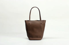 LEATHER Large WOMENs Bucket Tote Bag Work Tote Purses FOR WOMEN