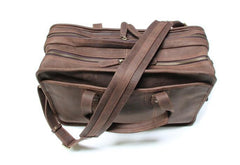 Vintage Leather Mens Large Weekender Bag Travel Bags Handbags Shoulder Bags for men