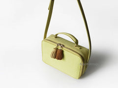 Cute Leather Green Womens Mini Box Crossbody Purse Box Shoulder Bag for Women