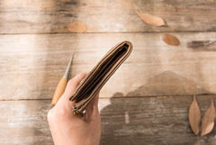 Cool Canvas Mens Small Wallet Bifold Vintage billfold Wallets for Men