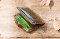 men card holder Leather Card Wallet Mens Small Card Wallet Card wallets for Men Credit Card Wallet for Men