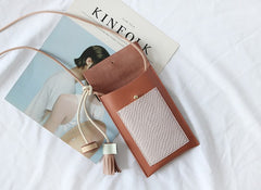 Cute Leather Womens Slim Cell Phone Purse Crossbody Purse Shoulder Bag for Women