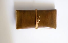 Handmade LEATHER Womens Long Wallet Leather Envelope Long Wallets FOR Women