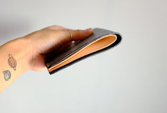 Vintage LEATHER Womens Small Bifold Wallet Leather Small Wallets FOR Women