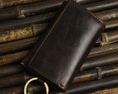 Cool Small Leather Mens Keys Wallet Car Keys Holder Car Key Case for Men