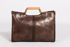 Handmade Genuine Leather Handbag Bag Shoulder Bag Shopper Bag Purse For Women - EverHandmade
