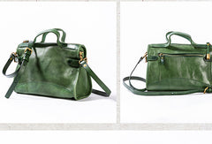 Handmade Genuine Leather Handbag Bag Messenger Bag Crossbody Bag Shoulder Bag Purse For Women - EverHandmade