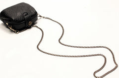 Vintage LEATHER WOMEN Mini Doctor Purse Chain SHOULDER BAG Purses FOR WOMEN