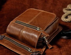Cool Biker Mens Leather Drop Leg Bag Belt Pouch Waist Bag Side Bag Shoulder Bag for Men