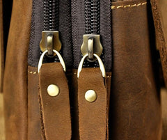 Small Mens Leather Belt Pouch Holsters Belt Cases Cell Phone Waist Pouch for Men