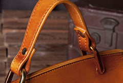 Handmade Leather handbag purse shoulder bag for women leather shopper bag - EverHandmade