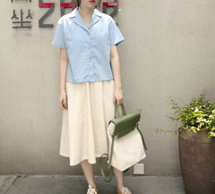 Cute Canvas Leather Womens Backpack Travel Backpack School Backpack for Women