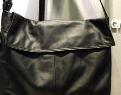 Vintage WOMENs LEATHER Large Messenger Bag Shoulder Bag Purse FOR WOMEN