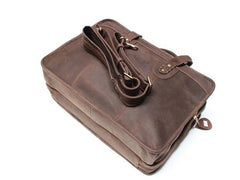Vintage Leather Mens Large Weekender Bag Travel Bags Handbags Shoulder Bags for men