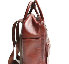 Cool Leather Mens Backpacks Travel Backpack Laptop Backpacks for men