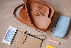 Handmade Genuine Leather Saddle Bag Purse Crossbody Bag Shoulder Bag Purse For Women - EverHandmade