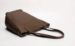 LEATHER Large WOMENs Bucket Tote Bag Work Tote Purses FOR WOMEN