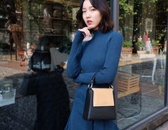 Stylish Leather Dark Green Womens Handbag Crossbody Bag Purse Shoulder Bag for Women