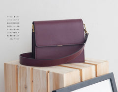 Minimalist Leather Womens Stylish Shoulder Bag Crossbody Purse for Women