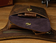 Leather Belt Pouch for Men Leg Drop Bags waist BAGs Shoulder Bag For Men