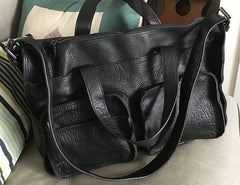 Vintage WOMENs LEATHER Travel Handbag Travel Bag Shoulder Bag FOR WOMEN