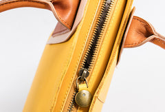 Handmade Genuine Leather Handbag Shoulder Bag Purse For Women Leather Shopper Bag - EverHandmade