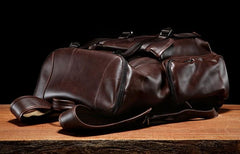 Cool Leather Mens Backpack Travel Backpack School Backpacks for Men