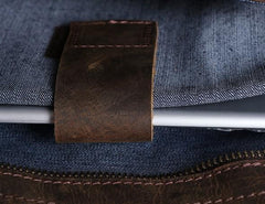 Vintage Coffee Leather Mens Briefcases Work Bag Laptop Bag Business Bag for Men