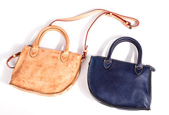Handmade Genuine Leather Handbag Shopper Bag Crossbody Bag Shoulder Bag Purse For Women - EverHandmade