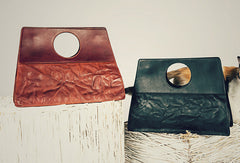 Handmade Genuine Leather Handbag Shopper Bag Crossbody Bag Shoulder Bag Purse For Women - EverHandmade