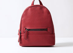 Leather Stylish Womens Small Backpack Mini Travel Backpack Purse for Women